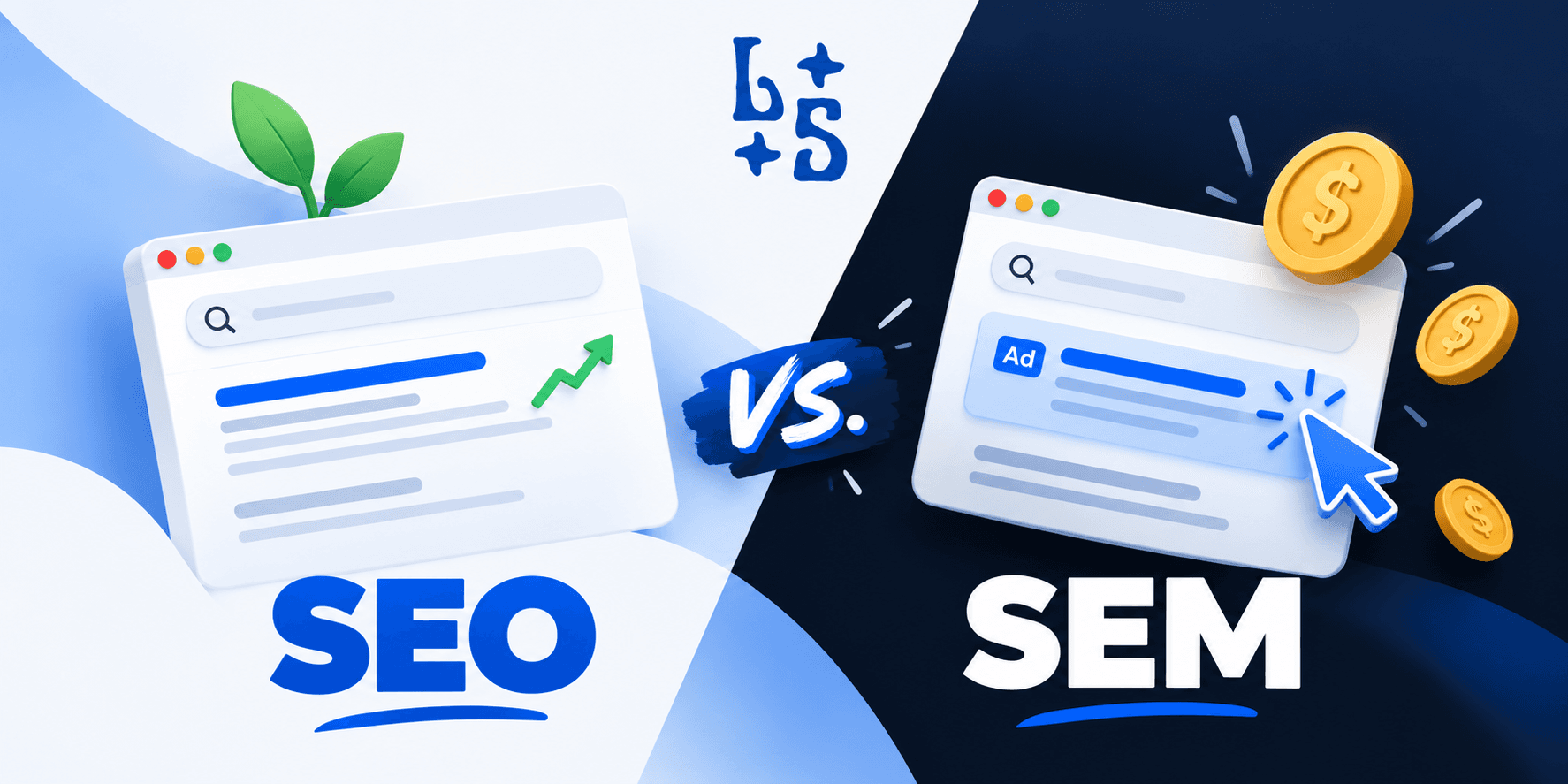 SEO vs. SEM: Differences in Tactics, Costs, and Results